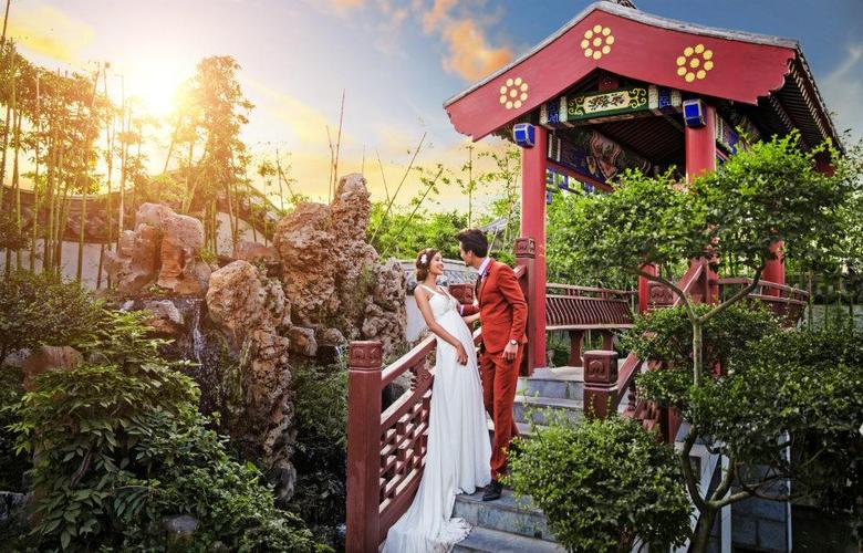 在临沂有什么好的景点拍婚纱照?园博园拍婚纱照收费-图3 在临沂有什么好的景点拍婚纱照?园博园拍婚纱照收费-图3