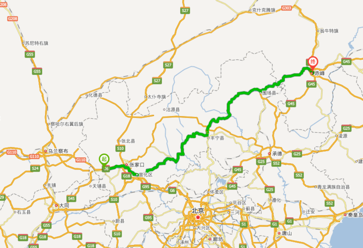 北京到赤峰直线距离多少?北京到赤峰告诉收费-图2 北京到赤峰直线距离多少?北京到赤峰告诉收费-图2