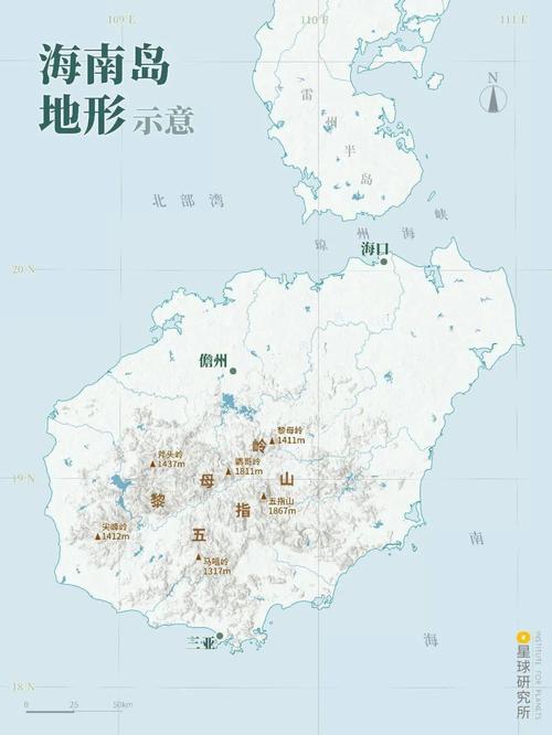 海南地图多少平方公里?海南地形图收费标准-图1 海南地图多少平方公里?海南地形图收费标准-图1