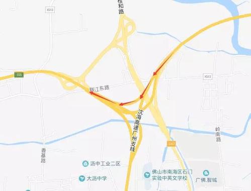 佛山有多少个高速口?顺德收费站地图-图2 佛山有多少个高速口?顺德收费站地图-图2