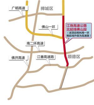 佛山有多少个高速口？顺德收费站地图
