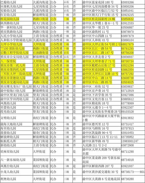 重庆渝中区公立幼儿园多少学费？渝中区机关幼儿园 收费
