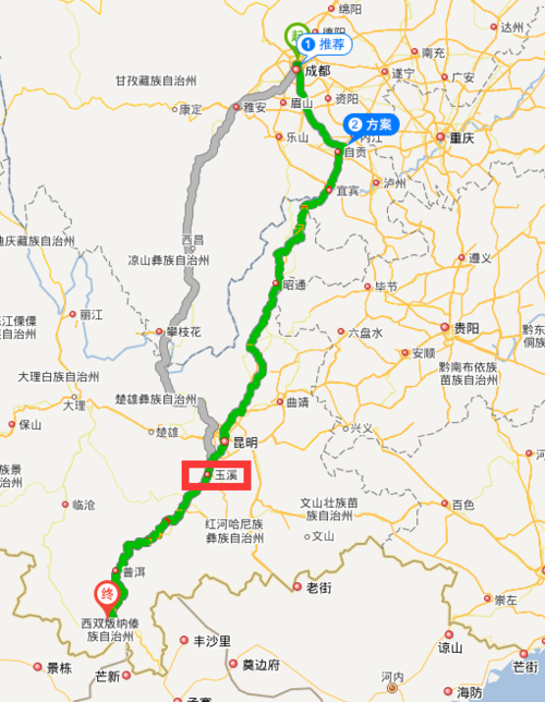 西双版纳到玉溪途经哪些县?玉溪到景洪高速收费-图2 西双版纳到玉溪途经哪些县?玉溪到景洪高速收费-图2