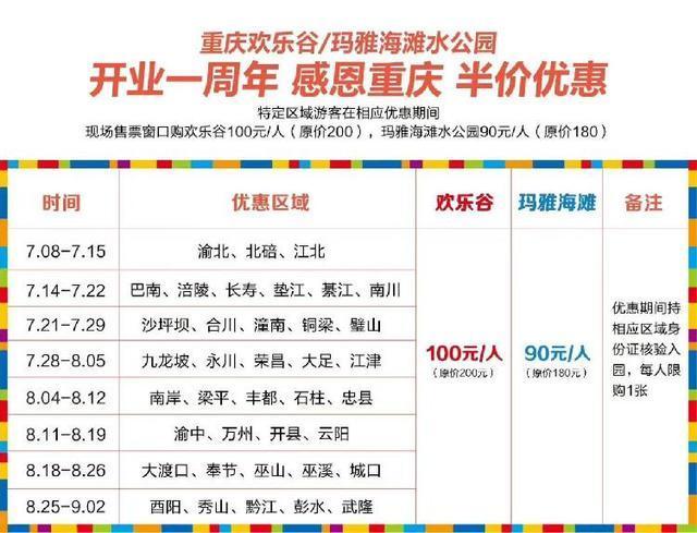 重庆欢乐谷门票多少?重庆欢乐谷怎么收费吗-图3 重庆欢乐谷门票多少?重庆欢乐谷怎么收费吗-图3