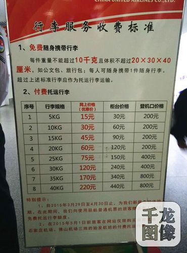 北京南苑机场托运行李体积是多少?南苑行李收费-图2 北京南苑机场托运行李体积是多少?南苑行李收费-图2