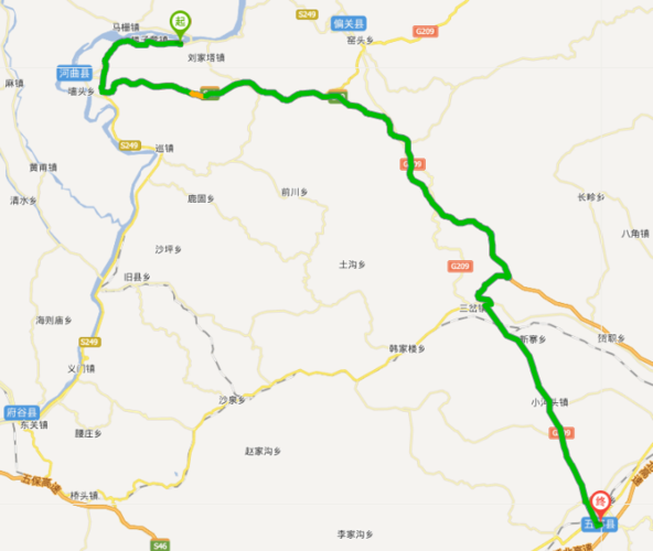 忻州距离五寨多远？忻州到五寨高速收费
