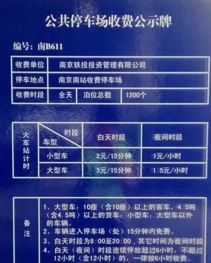 南京南站停车场收费标准2021?南京南站 收费 路-图1 南京南站停车场收费标准2021?南京南站 收费 路-图1
