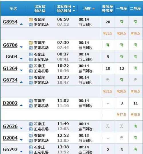 正定高铁站到石家庄机场的摆渡车时刻表?正定高铁站停车收费-图2 正定高铁站到石家庄机场的摆渡车时刻表?正定高铁站停车收费-图2