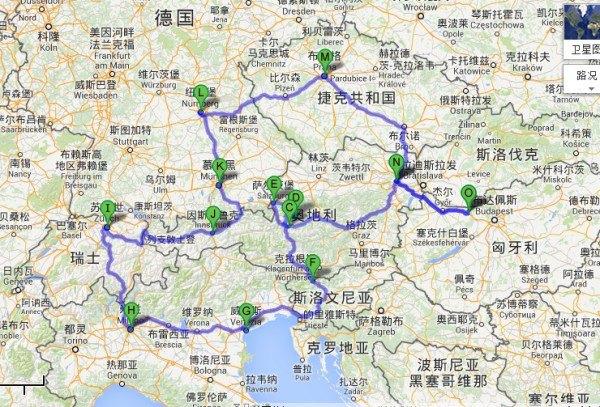 自驾欧洲大陆常规路线?巴塞罗那周日停车收费-图1 自驾欧洲大陆常规路线?巴塞罗那周日停车收费-图1