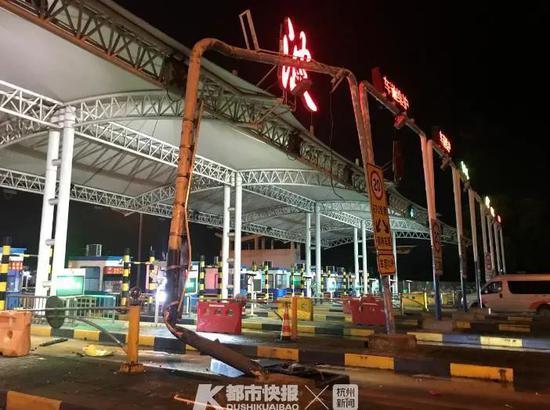 2020年杭州国庆前一天车流量？柯桥高速路口收费站