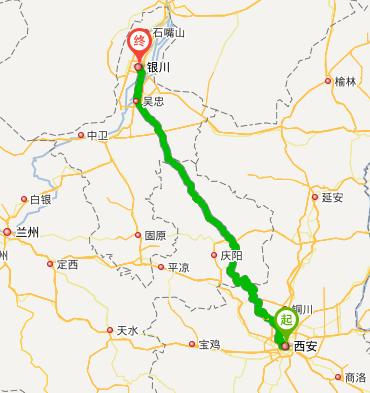 西安到银川自驾怎么走?西铜西安北收费站-图1 西安到银川自驾怎么走?西铜西安北收费站-图1