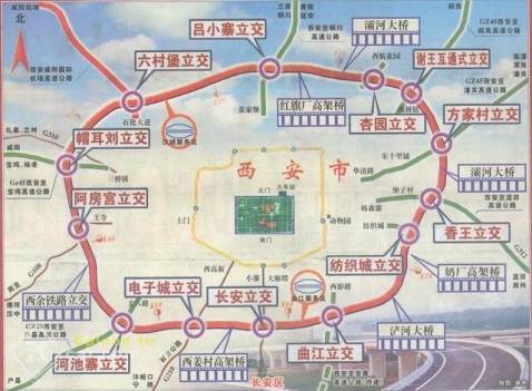从东二环怎么上西安绕城高速?金华北路到新筑收费站导航-图2 从东二环怎么上西安绕城高速?金华北路到新筑收费站导航-图2