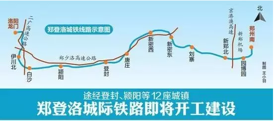 郑登洛城际铁路何时开工?新密到伊川北收费站-图2 郑登洛城际铁路何时开工?新密到伊川北收费站-图2
