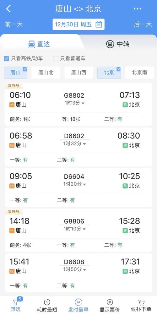 京唐城际铁路票价?城际列车收费标准-图2 京唐城际铁路票价?城际列车收费标准-图2
