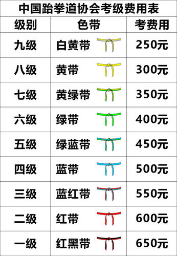 跆拳道黑带要花多少钱?黑带骄阳跆拳道收费标准-图2 跆拳道黑带要花多少钱?黑带骄阳跆拳道收费标准-图2