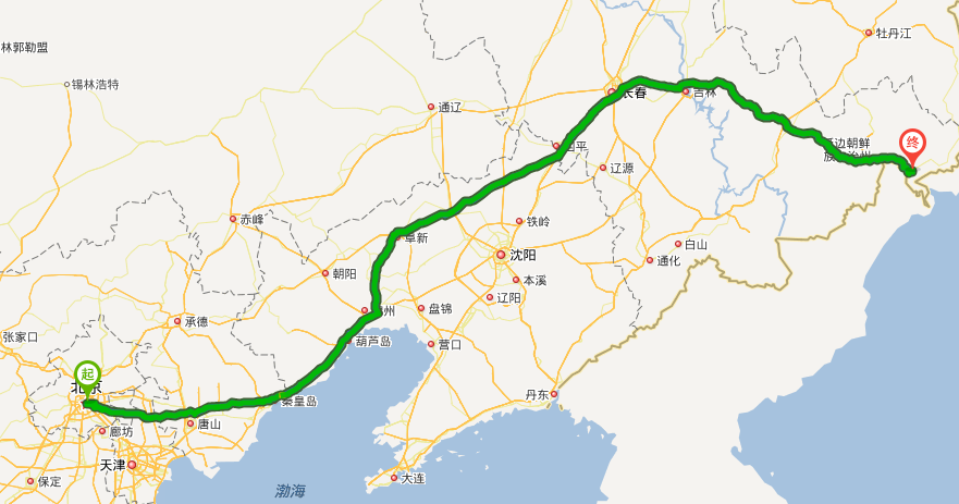 吉林省有多少条高速公路？珲春到北京高速收费多少钱