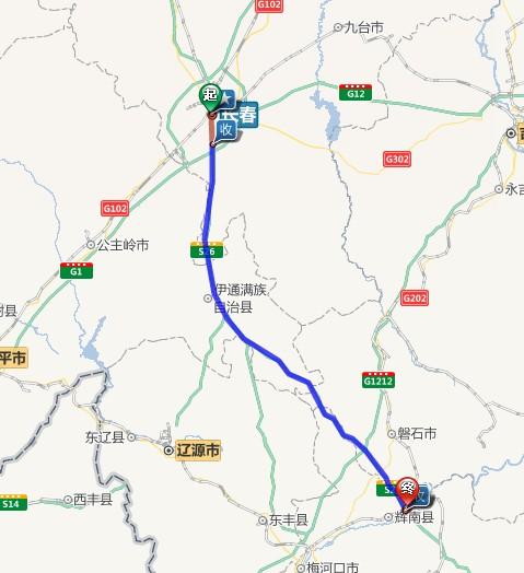 长春开车到通化高速怎么走?通化到长春收费站-图2 长春开车到通化高速怎么走?通化到长春收费站-图2