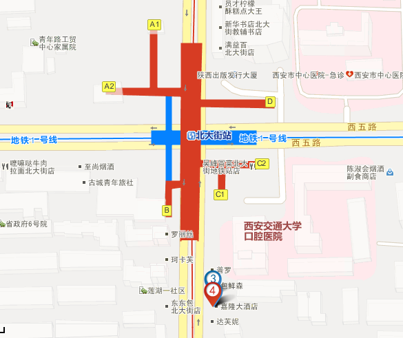 西安地铁2号线西安北站距离西安火车北站进站口有多远？地铁哪个出口近一些？西安地铁2号收费