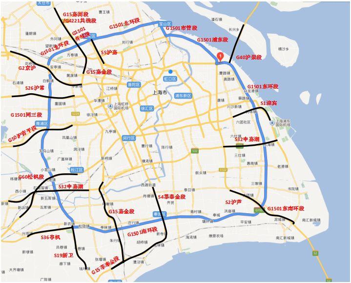 上海环城高速总长有多少公里?上海绕城高速怎么收费-图3 上海环城高速总长有多少公里?上海绕城高速怎么收费-图3
