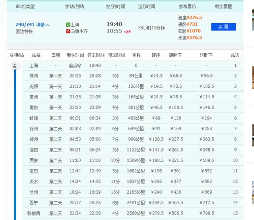 上海到乌鲁木齐z40停运了吗？上海近几天的天气情况