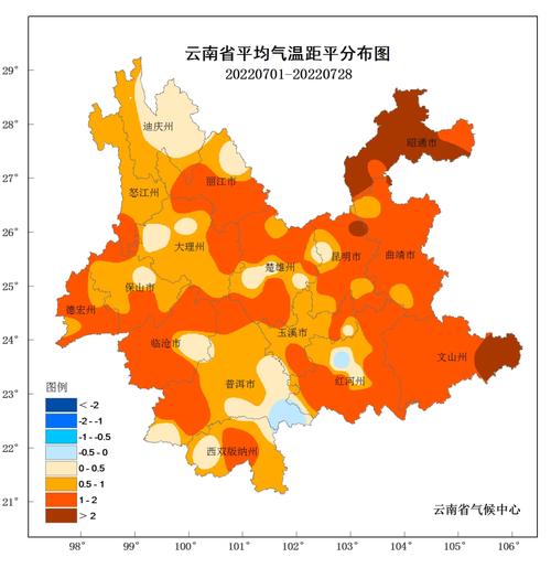 云南那边的天气一年四季是怎么样的？7月云南天气情况