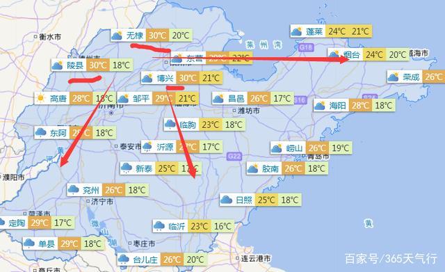 山东省历年最高气温?山东7月天气情况-图3 山东省历年最高气温?山东7月天气情况-图3