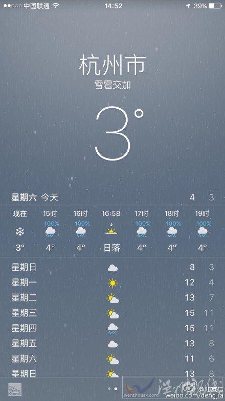 浙江杭州一年四季天气这么样？例如冬天下雪吗？浙江杭州天气情况