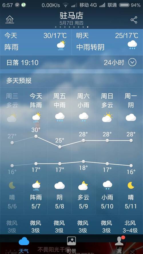 驻马店天气预报？驻马店近期的天气情况