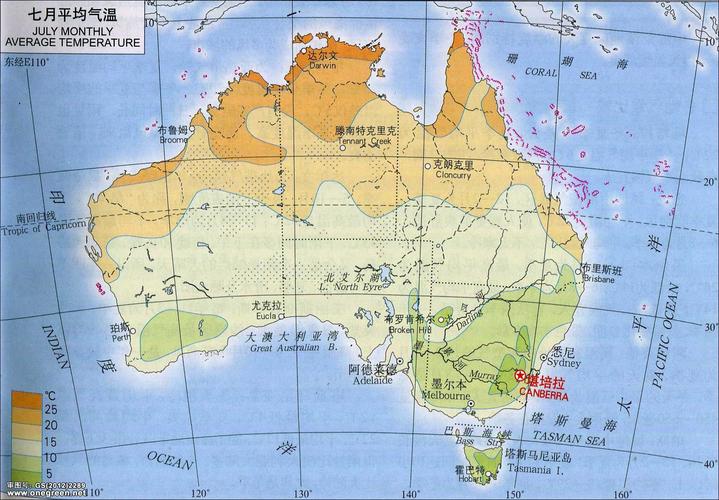 澳大利亚七月份有多热？澳大利亚7月天气情况