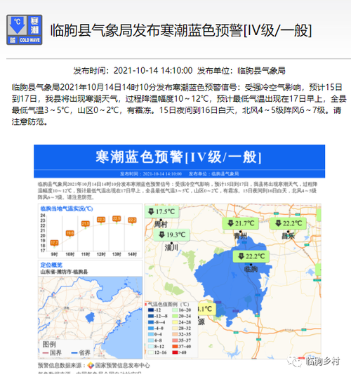 山东停暖时间是多少？临朐天气情况