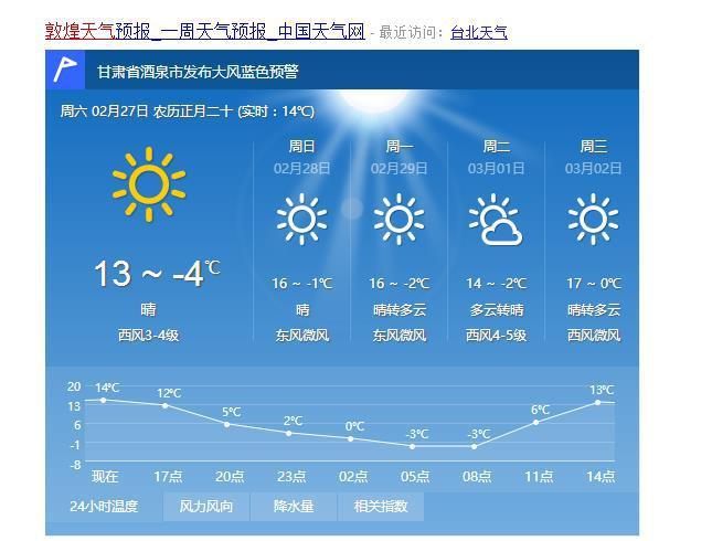 敦煌九月份气温？敦煌9月天气情况