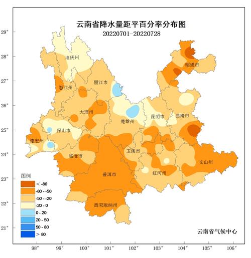 云南那边的天气一年四季是怎么样的？云南七月份的天气情况