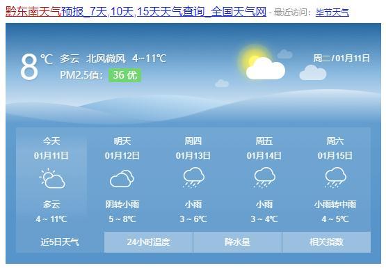 2023贵州春节天气情况?最近贵州的天气情况-图3 2023贵州春节天气情况?最近贵州的天气情况-图3