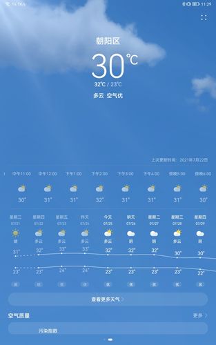 华为天气预报看不到前几天的？如何查昨天天气情况