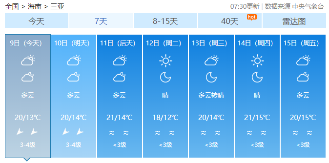 现在三亚什么温度?海南三亚天气情况-图2 现在三亚什么温度?海南三亚天气情况-图2