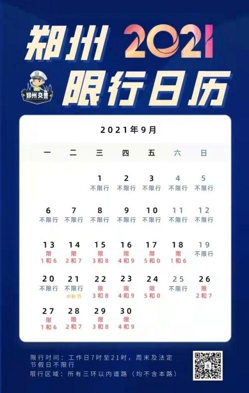 2021九月2号郑州限号多少?9月2日郑州天气情况-图3 2021九月2号郑州限号多少?9月2日郑州天气情况-图3