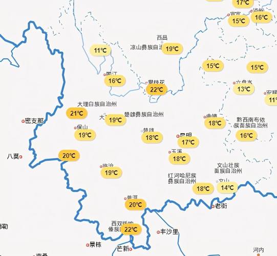 云南气温多少度？云南未来七天天气情况