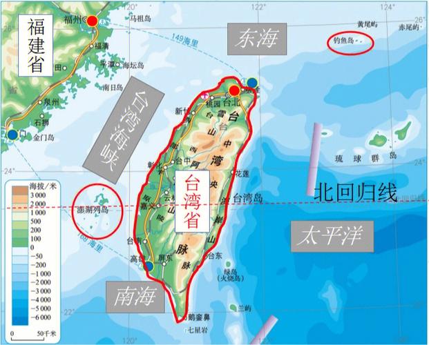 台湾的海陆位置和纬度位置？8月中旬台湾天气情况-图3