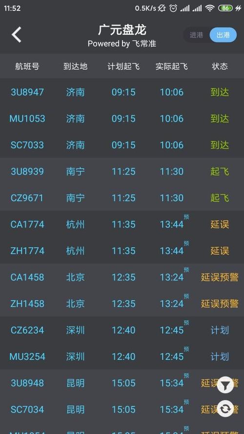 广元机场有哪些航班？明天广元天气情况