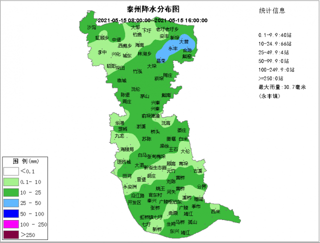 泰州市什么时候下雨？泰州最近天气情况