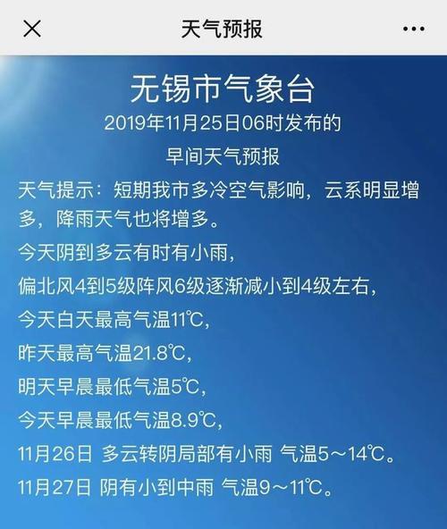 无锡2023年会下雪吗?无锡春节天气情况-图3 无锡2023年会下雪吗?无锡春节天气情况-图3