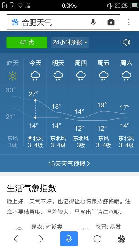 合肥市天气预报?合肥今日天气情况-图3 合肥市天气预报?合肥今日天气情况-图3