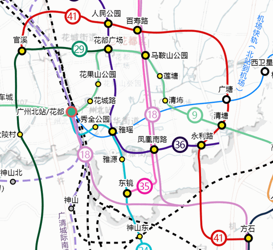 广州南到白云机场地铁要多长时间?花东天气情况-图3 广州南到白云机场地铁要多长时间?花东天气情况-图3