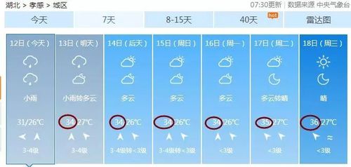 孝感市夏季最高气温?查看孝感天气情况-图3 孝感市夏季最高气温?查看孝感天气情况-图3