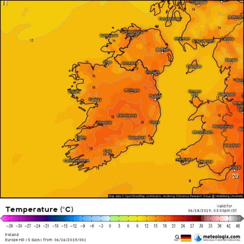 爱尔兰天气预报一周？英国爱尔兰天气情况