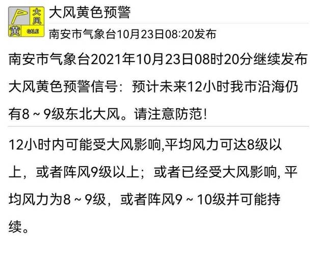 泉州今天大风减弱了吗?近日泉州天气情况-图1 泉州今天大风减弱了吗?近日泉州天气情况-图1