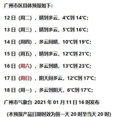广东接下来的天气还会冷吗？广东最近天气情况