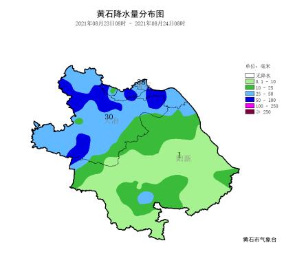 黄石有大到暴雨吗？明日天气情况黄石