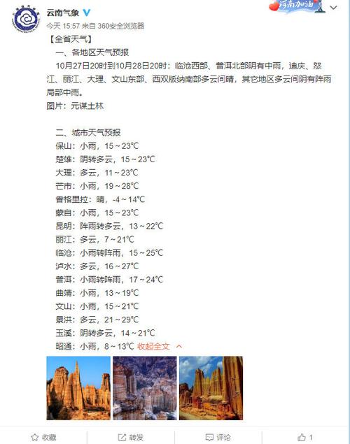 临沧天气适合穿啥衣服呢?十一临沧天气情况-图3 临沧天气适合穿啥衣服呢?十一临沧天气情况-图3