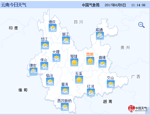 2023年12月份云南天气怎么样？云南今日天气情况